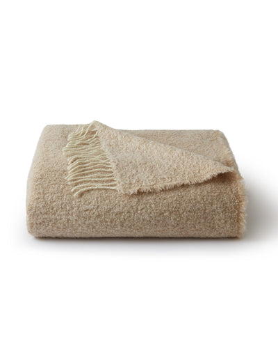 Fringe Bouclé Throw Biscotti