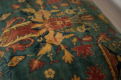 Reclaimed Antique Persian Rug Ottoman Coffee Table
