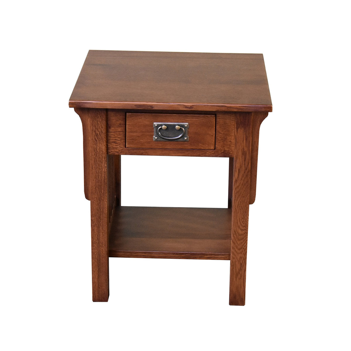 Mission Quarter Sawn Oak 1-Drawer Crofter End Table