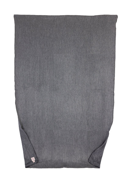Reversible Alpaca Throw Blanket Handwoven From Ecuador - Storm Grays - Kani Collection