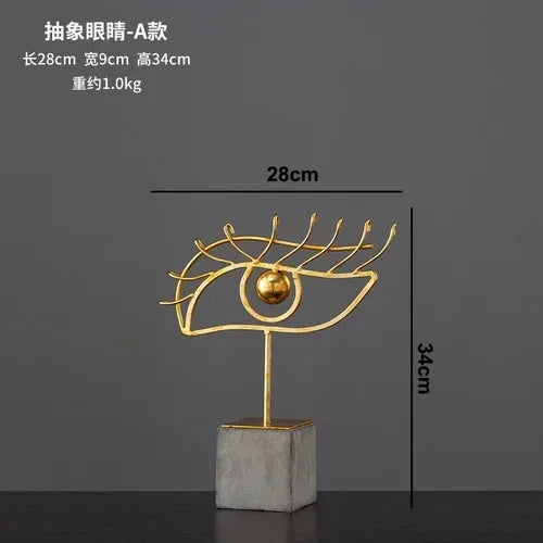 Modern Gymnast Statue Bronze Abstract Figure for Your Home or Office