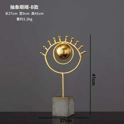 Modern Gymnast Statue Bronze Abstract Figure for Your Home or Office