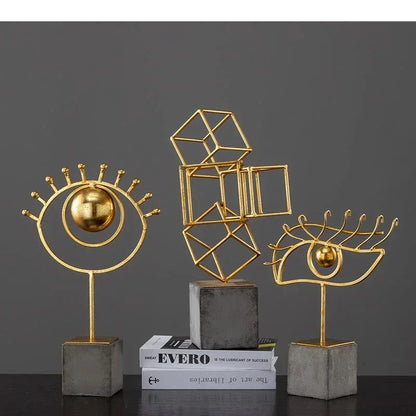 Modern Gymnast Statue Bronze Abstract Figure for Your Home or Office