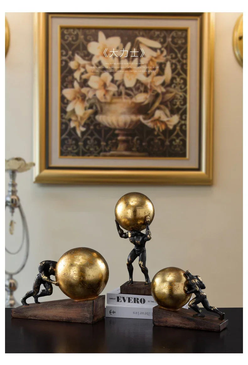 Modern Gymnast Statue Bronze Abstract Figure for Your Home or Office