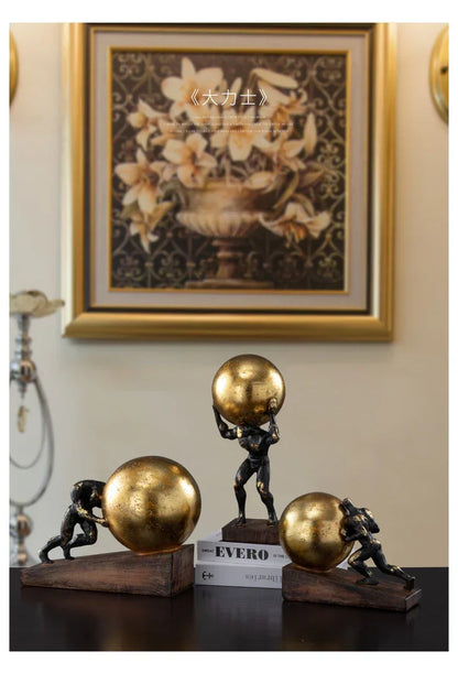 Modern Gymnast Statue Bronze Abstract Figure for Your Home or Office