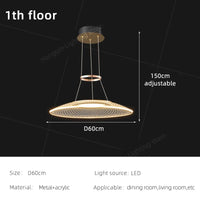 Living Room Pendant Light Duplex Staircase Pendant Light Villa for Dining Table Hanging Lamp Living Room Chandelier