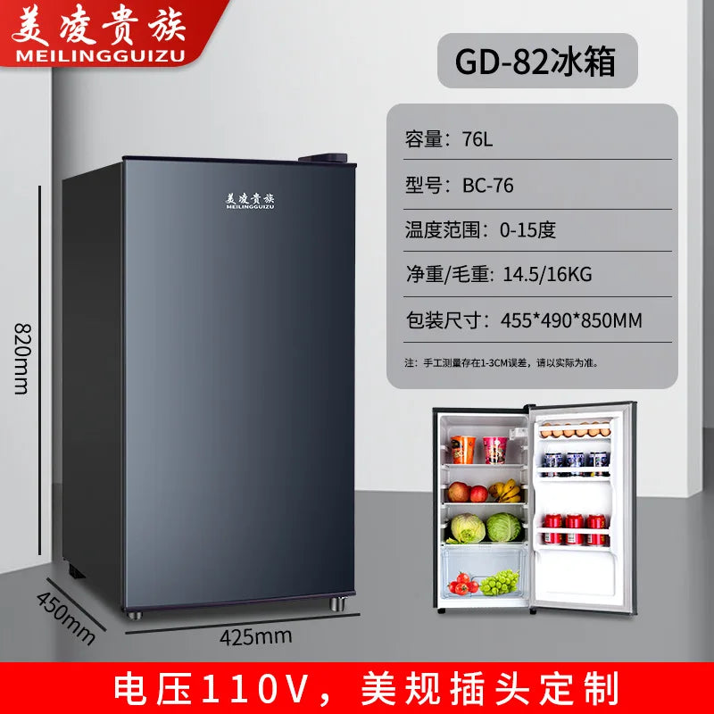 Foreign Trade Hotel Room 110V American Standard Minibar Wine Cooler Electric Stainless Steel 36L Refrigerated Storage Cabinet