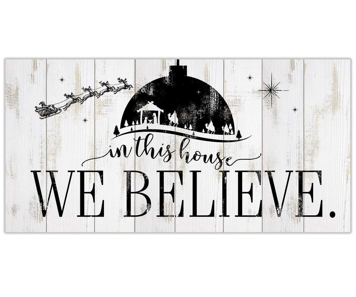 In This House We Believe - Canvas