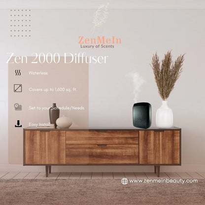 Zen 2000 Living Room Diffuser + 120 ml fragrance of your choice!